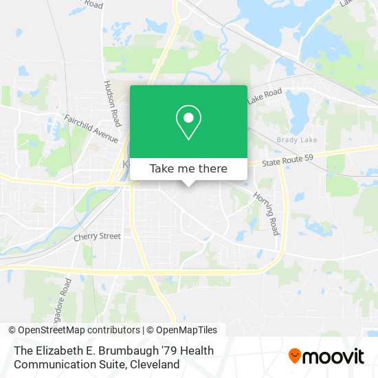 The Elizabeth E. Brumbaugh '79 Health Communication Suite map