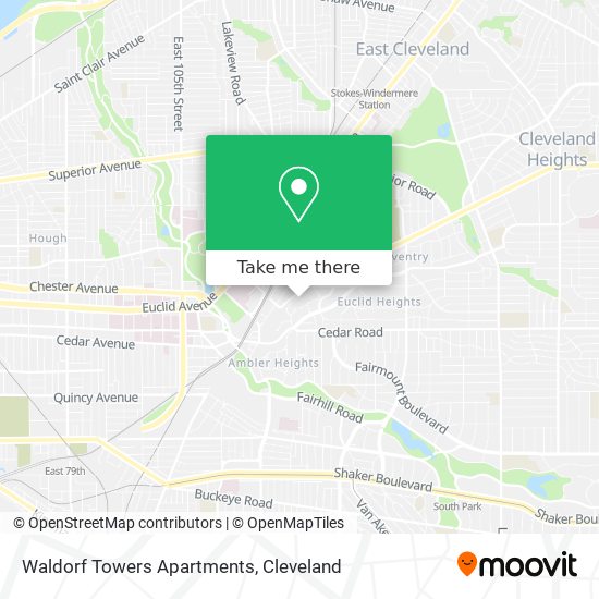 Waldorf Towers Apartments map
