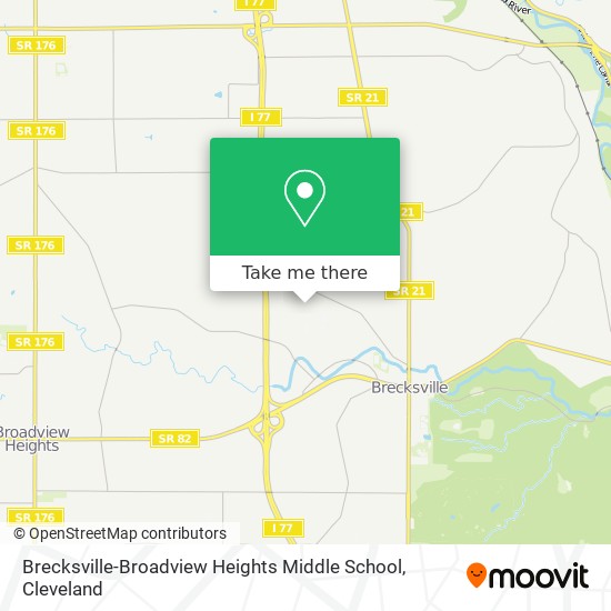 Brecksville-Broadview Heights Middle School map