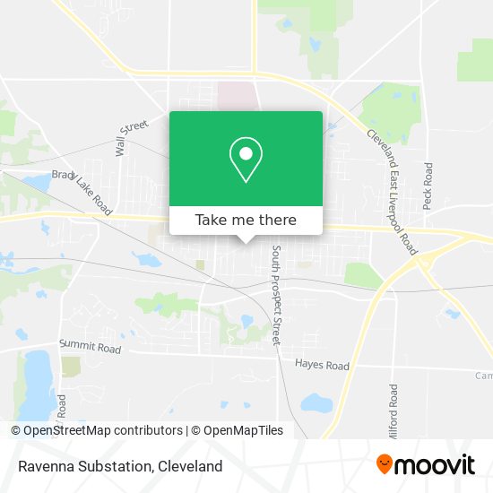 Mapa de Ravenna Substation