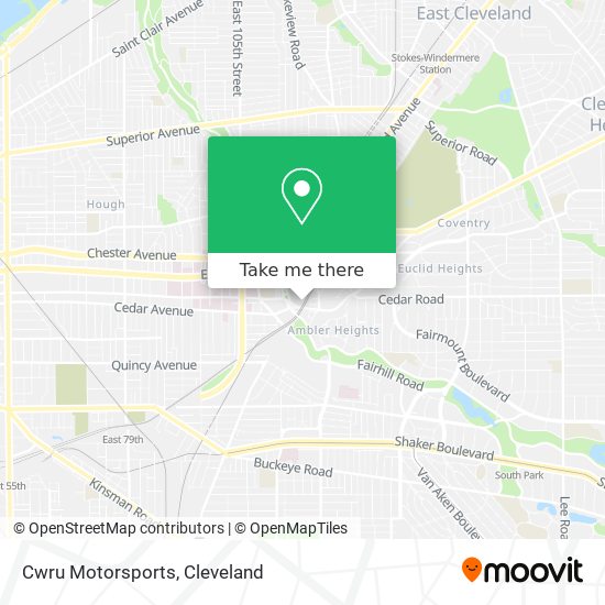 Mapa de Cwru Motorsports
