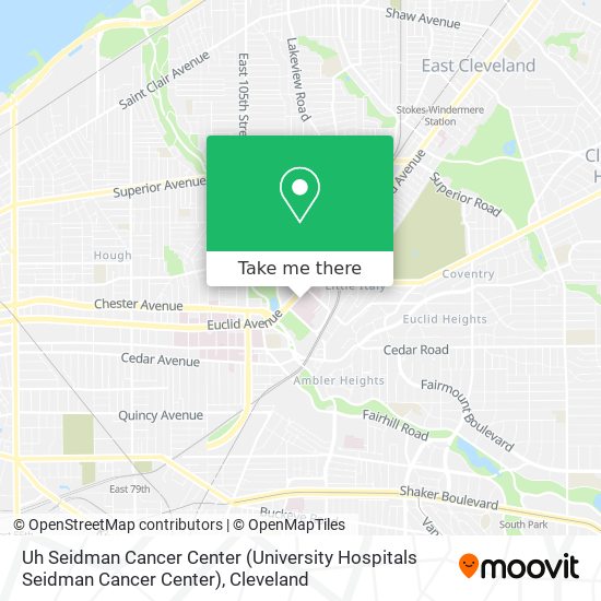 Uh Seidman Cancer Center (University Hospitals Seidman Cancer Center) map