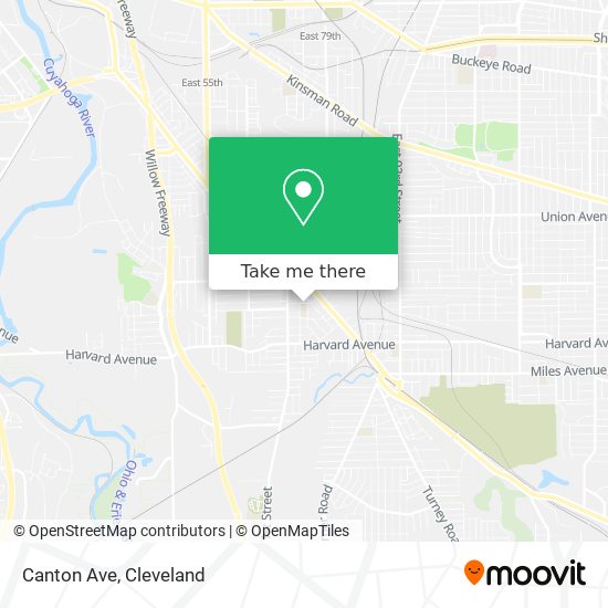 Mapa de Canton Ave