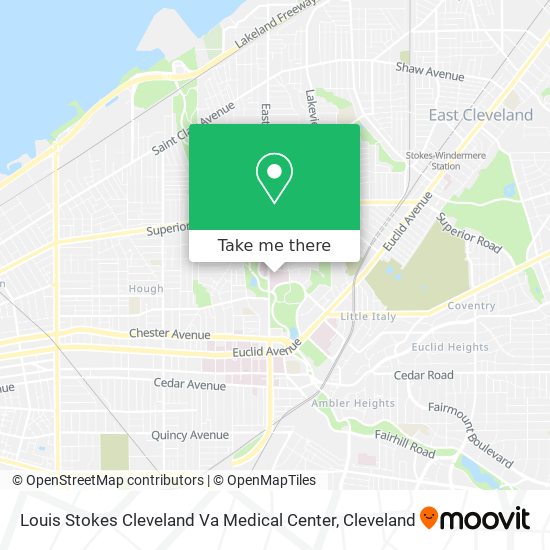 Louis Stokes Cleveland Va Medical Center map