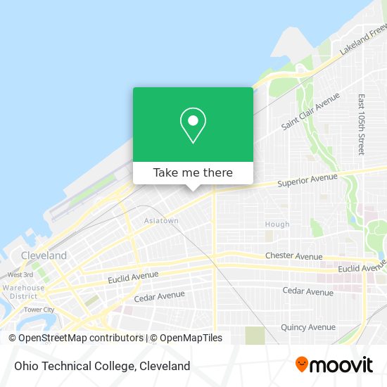 Mapa de Ohio Technical College