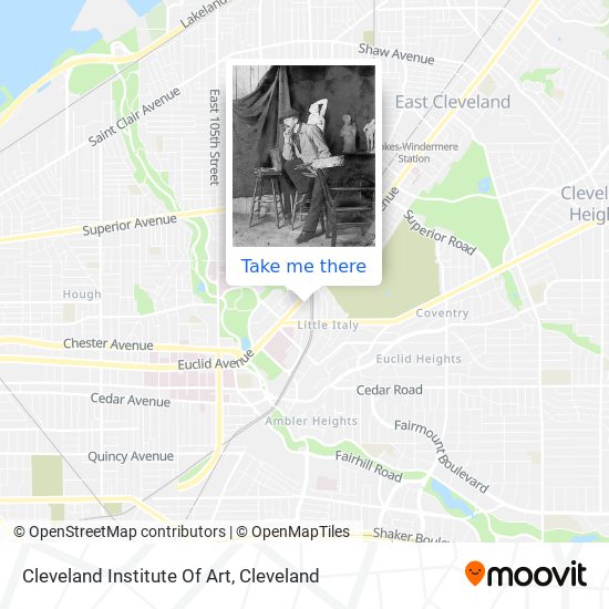 Cleveland Institute Of Art map