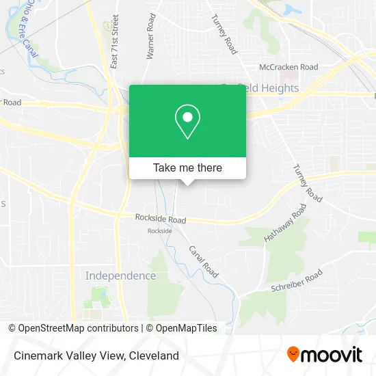 Cinemark Valley View map