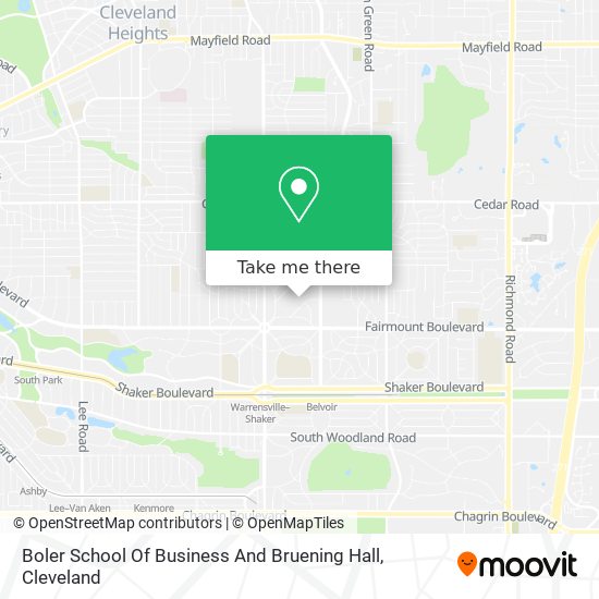 Boler School Of Business And Bruening Hall map