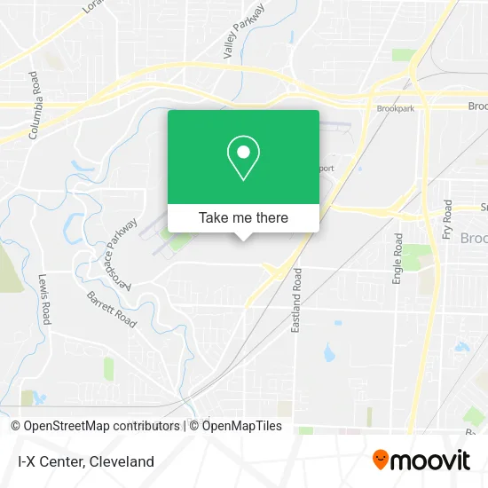 I-X Center map