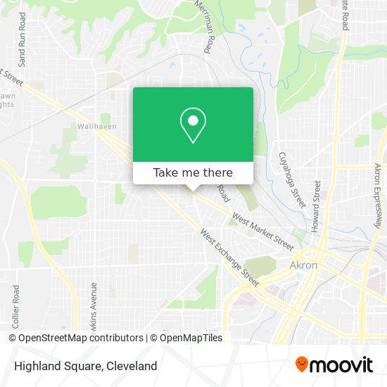 Highland Square map