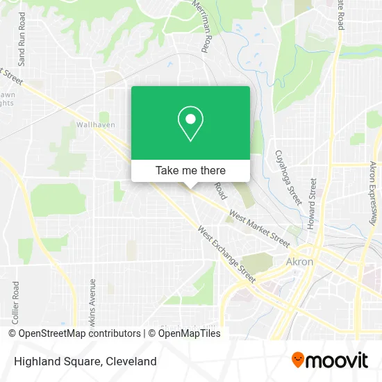 Highland Square map
