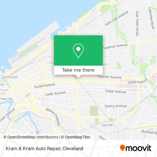 Kram & Kram Auto Repair map