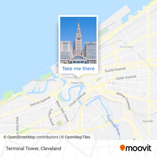 Mapa de Terminal Tower