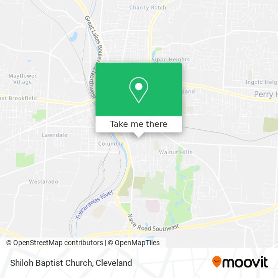 Shiloh Baptist Church map