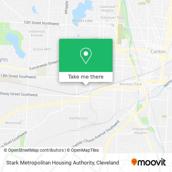 Stark Metropolitan Housing Authority map