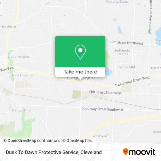 Dusk To Dawn Protective Service map