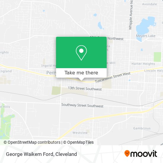 George Waikem Ford map