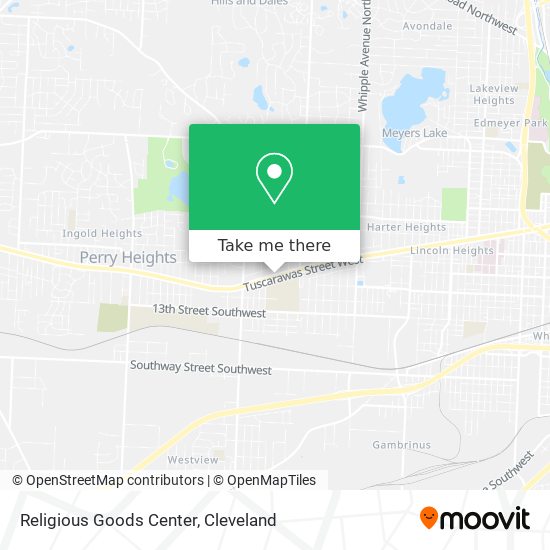 Religious Goods Center map