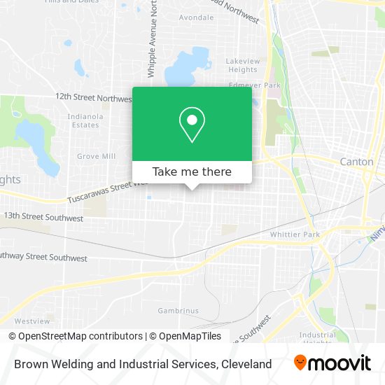Mapa de Brown Welding and Industrial Services