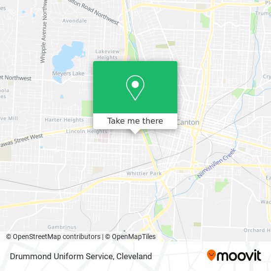 Drummond Uniform Service map
