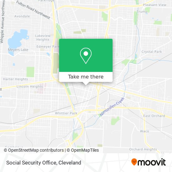 Social Security Office map
