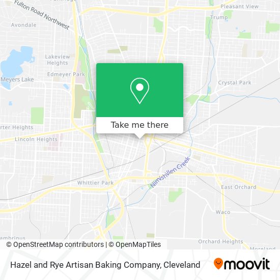 Mapa de Hazel and Rye Artisan Baking Company