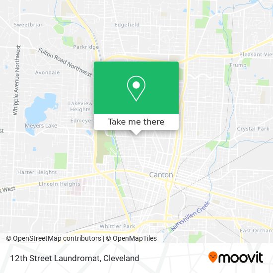 12th Street Laundromat map