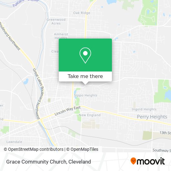 Grace Community Church map