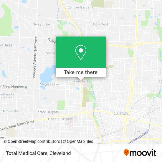 Total Medical Care map