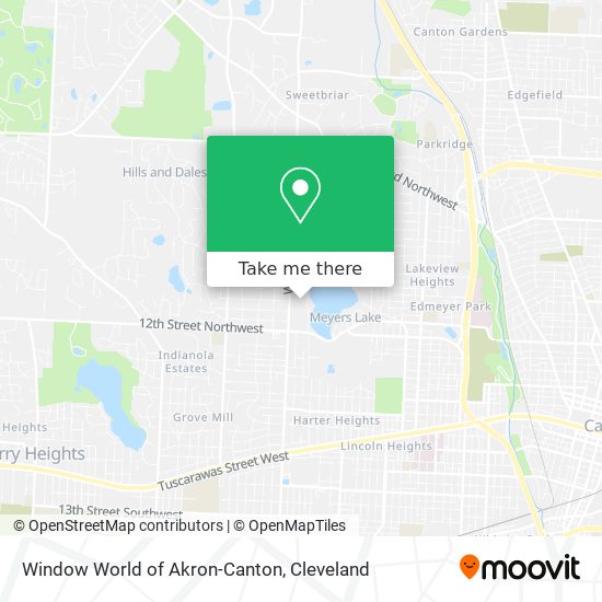 Window World of Akron-Canton map