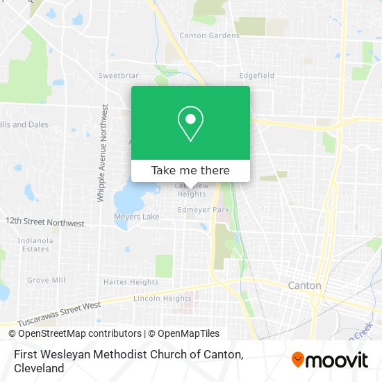 First Wesleyan Methodist Church of Canton map