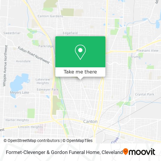 Formet-Clevenger & Gordon Funeral Home map