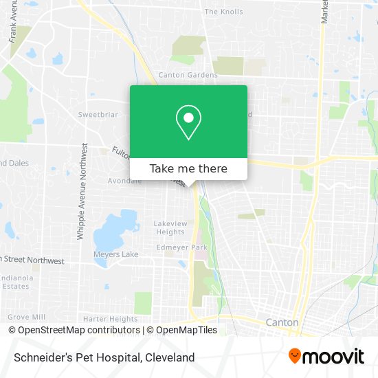 Schneider's Pet Hospital map