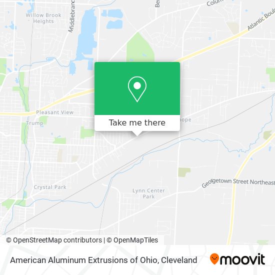 American Aluminum Extrusions of Ohio map