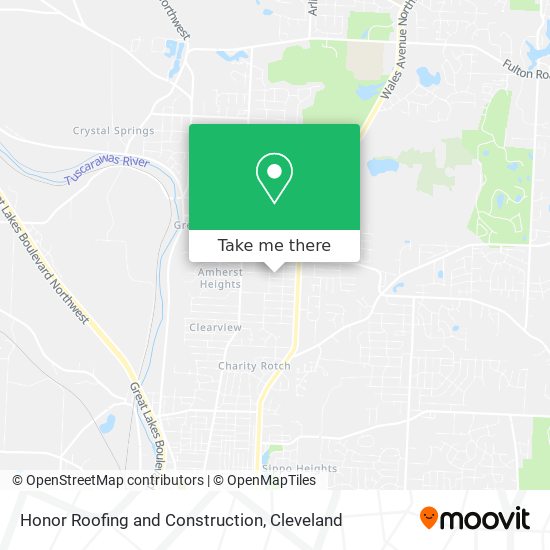 Honor Roofing and Construction map