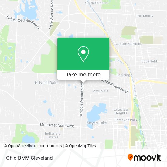 Mapa de Ohio BMV