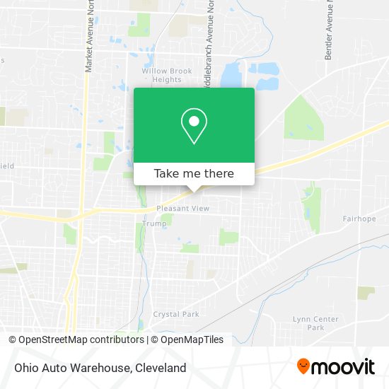 Ohio Auto Warehouse map