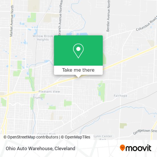 Ohio Auto Warehouse map