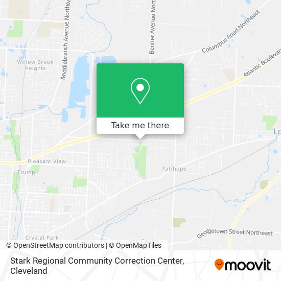Stark Regional Community Correction Center map