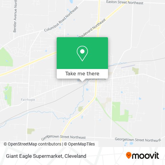 Mapa de Giant Eagle Supermarket