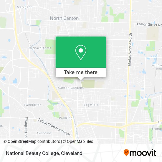 National Beauty College map