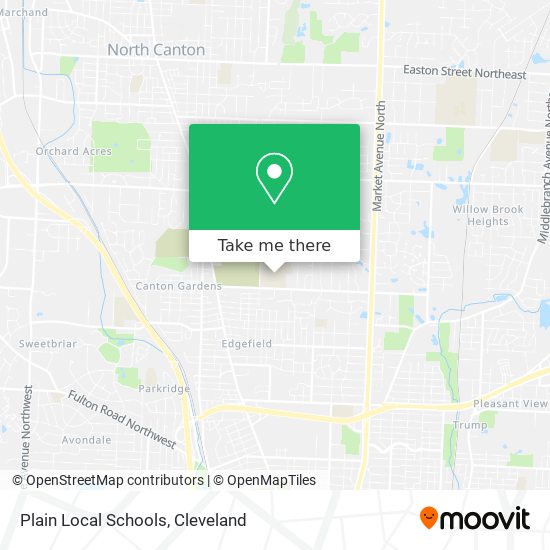 Mapa de Plain Local Schools
