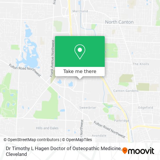 Dr Timothy L Hagen Doctor of Osteopathic Medicine map