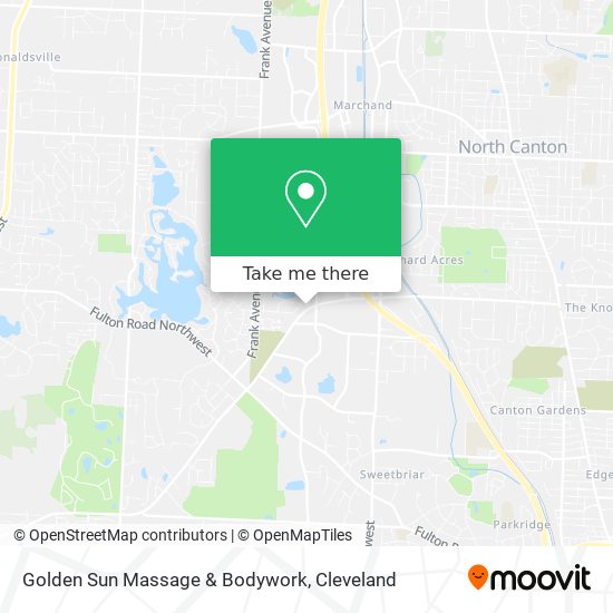 Golden Sun Massage & Bodywork map