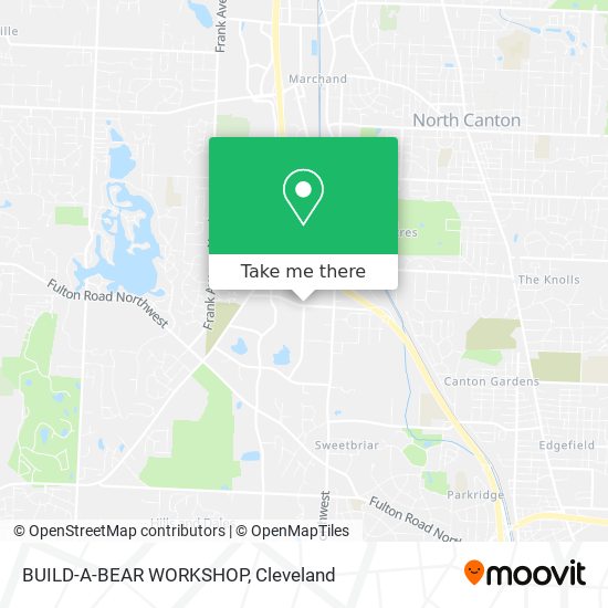 BUILD-A-BEAR WORKSHOP map