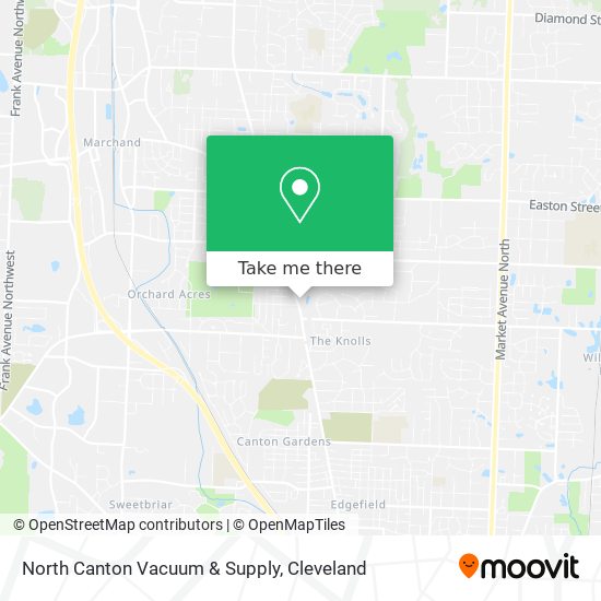 North Canton Vacuum & Supply map
