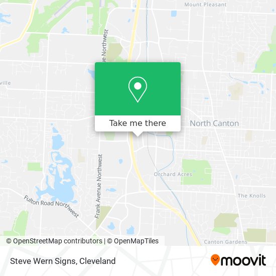 Steve Wern Signs map
