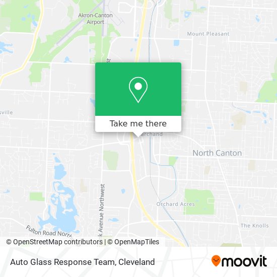 Auto Glass Response Team map