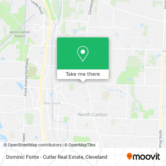 Dominic Fonte - Cutler Real Estate map