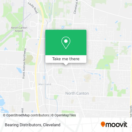 Bearing Distributors map